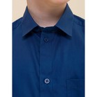 Сорочка верхняя для мальчиков, рост 122 см, цвет тёмно-синий - Фото 5