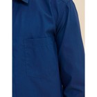 Сорочка верхняя для мальчиков, рост 122 см, цвет тёмно-синий - Фото 6