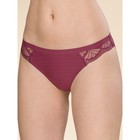 Трусы женские, размер 42, цвет бордовый - Фото 1