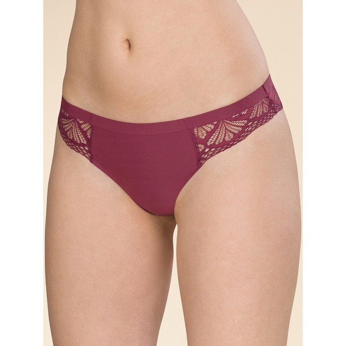 Трусы женские, размер 44, цвет бордовый - Фото 1