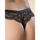 Трусы женские, размер 44, цвет чёрный - Фото 4