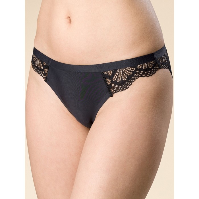 Трусы женские, размер 46, цвет чёрный - Фото 1