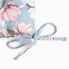 Подушка на стул «Доляна. Магнолия», 42×42×7 см, голубая - Фото 3