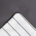 Постельное бельё Этель 1.5сп Stripes: grey, 143х215см, 150х214см, 50х70см-2 шт, перкаль,114 г/м2 - Фото 13