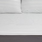 Постельное бельё Этель 1.5сп Stripes: grey, 143х215см, 150х214см, 50х70см-2 шт, перкаль,114 г/м2 - Фото 4