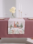 Дорожка новогодняя на стол «Этель» «Звери в городе» 40×147 ± 5 см, 100% хл, саржа 190 г/м² - Фото 4