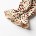 Платье для девочки MINAKU: Cotton collection, бежевое, рост 122 см - фото 120723084