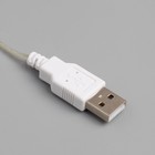 УЦЕНКА Гирлянда «Мишура» 2 м роса, IP20, серебристая нить, 100 LED, свечение белое, USB, УЦЕНКА - Фото 4