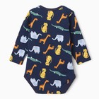 Боди детское, цвет синий, рост 68 см - фото 24997968