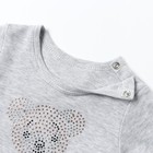 Боди детское, цвет серый, рост 68 см - фото 41466567