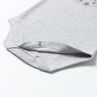 Боди детское, цвет серый, рост 68 см - фото 41466569