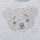 Боди детское, цвет серый, рост 68 см - фото 41466571