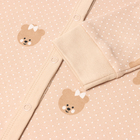 Комбинезон детский, цвет кофейный, рост 68 см - Фото 3