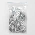 Кляймер ТУНДРА, №1, оцинкованный, с гвоздями, 100 шт - фото 24343654