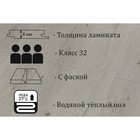 Ламинат Kastamonu IND32TV-FP626, 1380×193×8 мм, 32 класс, 2.131 м2, цвет вяз дорсей - Фото 2