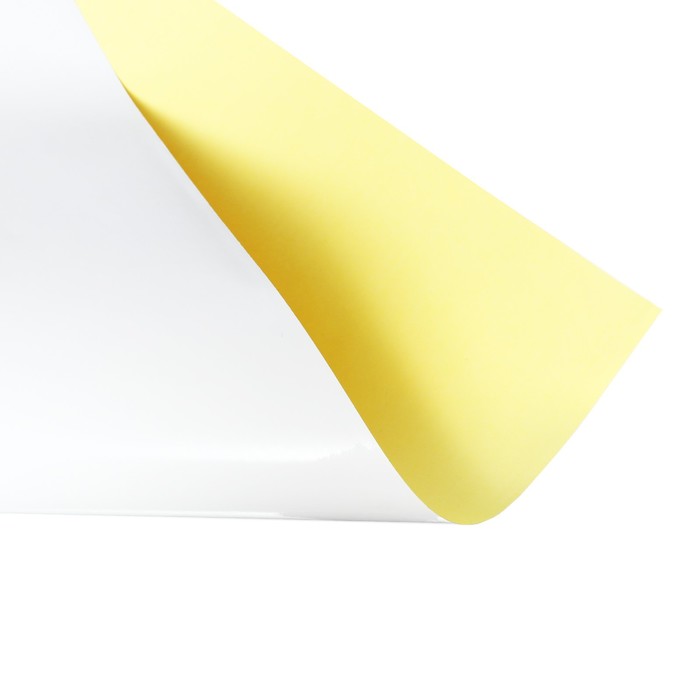 Бумага самоклеющаяся, формат A2, 100 листов, глянцевая, белая