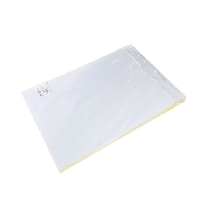 Бумага самоклеющаяся, формат A3,  100 листов, матовая, белая