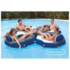 Круг-кресло с креплениями RIVER RUN, со спинкой, 130 х 126 см, 58854EU INTEX - Фото 4