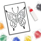Картина кристаллами «Бабочка», 12 × 18 см - Фото 3