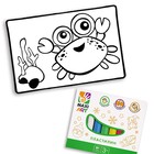 Картина пластилином «Крабик», 10 × 15 см - фото 22925186