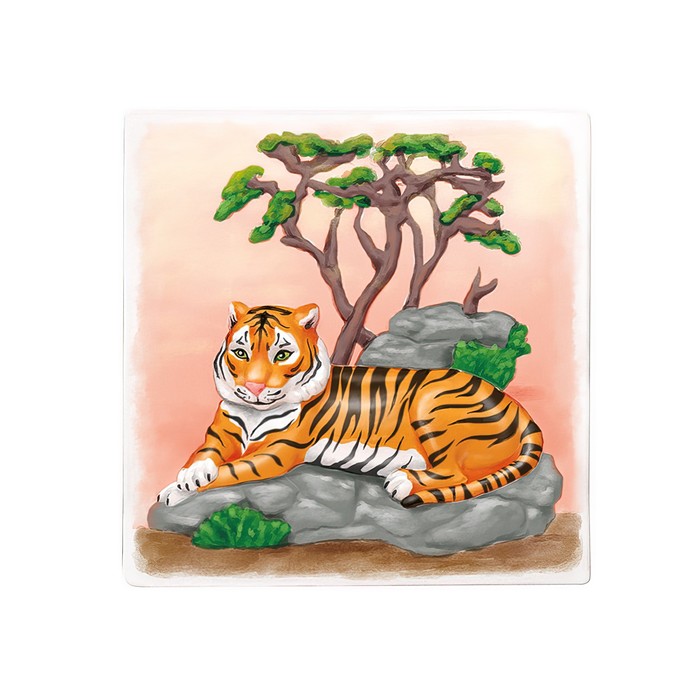 Многоразовая Раскраска, Тигр, 20х20см MA-2104-5-1