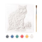 Многоразовая раскраска «Рыжий котик»,20 × 20 см - фото 7493828
