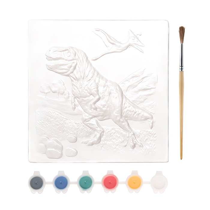 Многоразовая Раскраска, Динозавры, 20х20см MA-2104-5-7