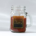 Ароматическая свеча «By happy», аромат шоколад, 7 х 8,5 х 5 см. - фото 7657212