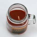 Ароматическая свеча «By happy», аромат шоколад, 7 х 8,5 х 5 см. - фото 7657213