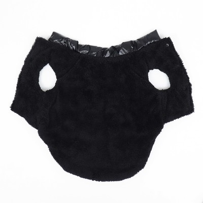 Куртка для собак «Блеск», 3XL (ДС 50, ОГ 68, ОШ 44 см), чёрная