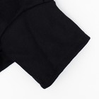 Пальто для собак, размер M (ДС 30, ОГ 44-45, ОШ 29-30 см), чёрное - фото 22925315