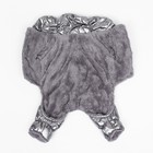 Комбинезон «Блеск», размер S (ДС 24 см, ОГ 34, ОШ 23 см, до 5 кг), серебряный - Фото 8