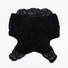 Комбинезон «Блеск», размер S (ДС 24 см, ОГ 34, ОШ 23 см, до 5 кг), чёрный - Фото 7