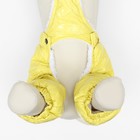 Комбинезон-штаны для собак, размер XS (ДС 26, ОТ 28 см), жёлтый - фото 7506681