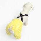 Комбинезон-штаны для собак,  размер M (ДС 36, ОТ 40 см), жёлтый - фото 7506698