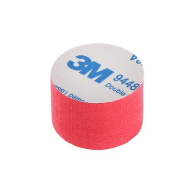 Накладка противоударная, d 2.5 см, красный, набор 6 штук