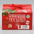 Коробка для сладостей «Новогодняя посылка», 10 х 18 х 14 см, Новый год - Фото 2