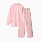 Пижама детская (рубашка и брюки) MINAKU, цвет розовый, рост 134 см - Фото 10