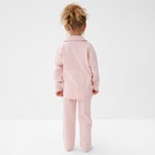 Пижама детская (рубашка и брюки) MINAKU, цвет розовый, рост 134 см - Фото 4