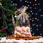 Пакет фасовочный новогодний БОПП, с новогодним рисунком «Марки», 20×35 см - Фото 4