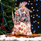 Пакет фасовочный новогодний БОПП, «Сладости» 20×35 см - Фото 4