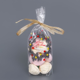 Пакет новогодний фасовочный БОПП, с донной складкой, «Венок» 9?19 см (комплект 50 шт)