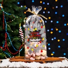 Пакет новогодний фасовочный БОПП, с донной складкой, «Венок» 20×35 см - Фото 4