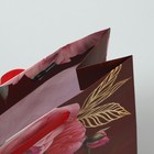 Пакет подарочный ламинированный, упаковка, «Золотому Учителю», ML 21 х 25 х 8 см - Фото 4