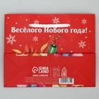 Пакет подарочный новогодний ламинированный «Счастья и радости», S 15 х 12 х 5,5 см 9543855 - фото 16134196
