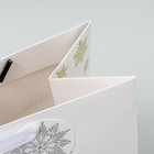 Пакет ламинированный вертикальный, конгревное тиснение «Новогодний домик», ML 23 × 27 × 11.5 см - Фото 4
