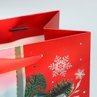 Пакет ламинированный вертикальный «Новогодний бант», MS 18 × 23 × 10 см - Фото 6