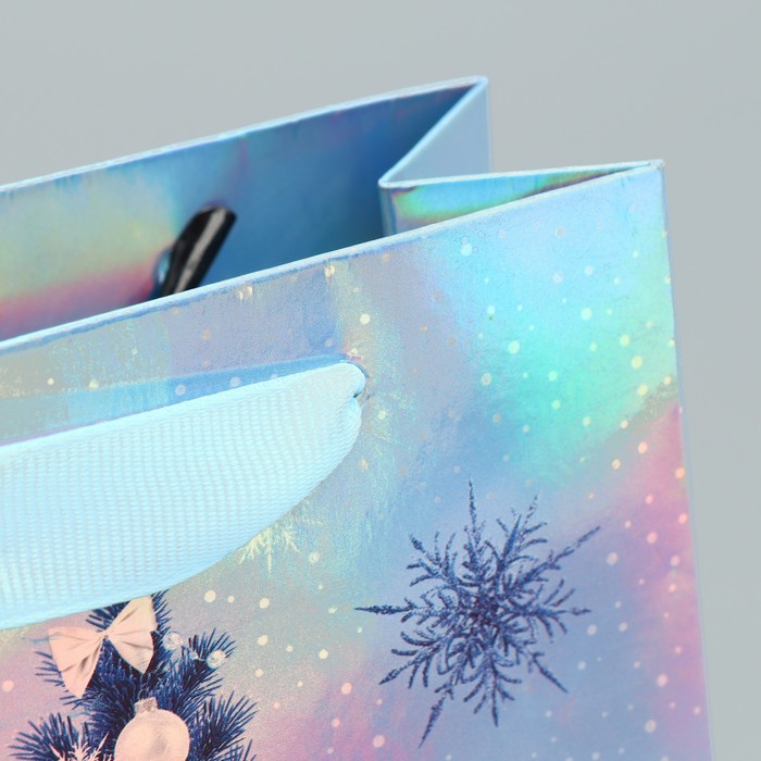 Пакет ламинированный вертикальный «Счастья в Новом году», S 12 × 15 × 5.5 см