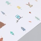 Наклейка пластик интерьерная цветная "Лес со зверятами" 36х58 см - Фото 3