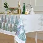 Скатерть новогодняя «Этель Сказочный лес» 110×149 см, 100% хлопок, саржа 190 г/м² - Фото 2